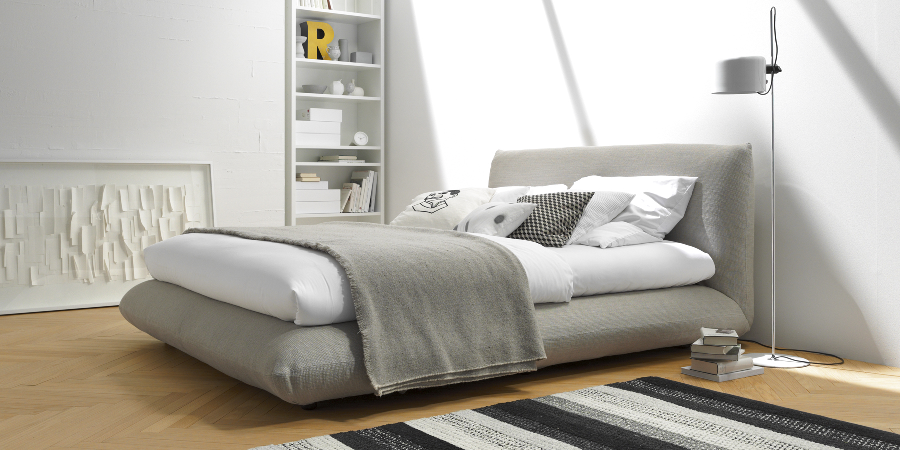 jalis Bett Außergewöhnliches Design durch bequem austauschbare Bezugsstoffe